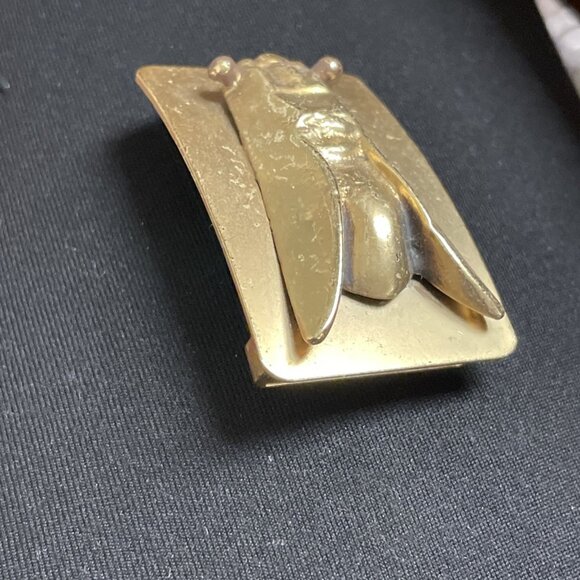 Rare Cicada Insect Bug Vintage Belt Buckle main image 4